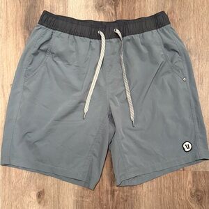 Vuori Gray Athletic Shorts